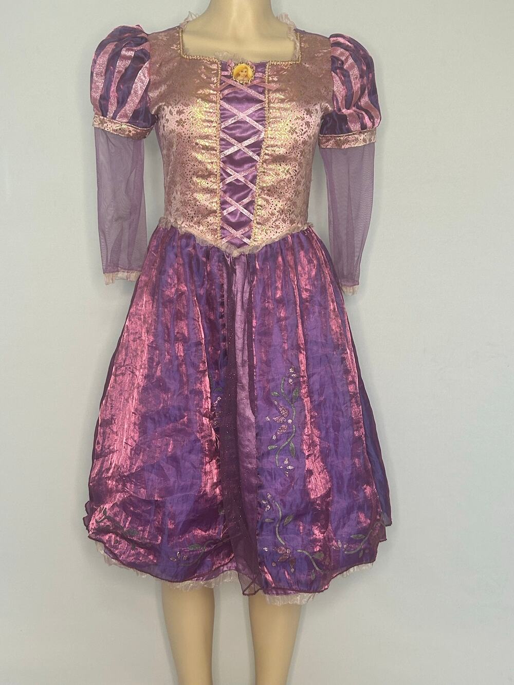 Disney Parks Rapunzel Tangled Costume Dress Girls XL 14/16 Purple Princess
